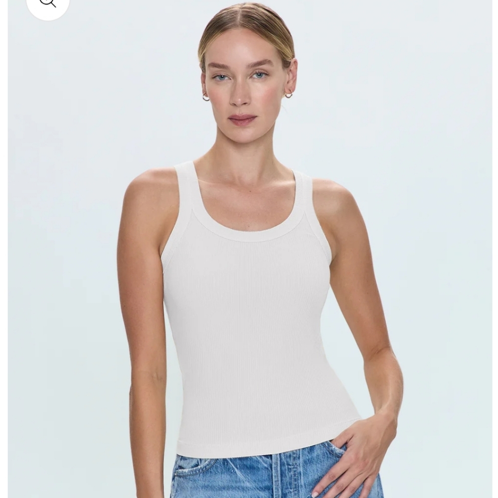 Pistola White Tank Top